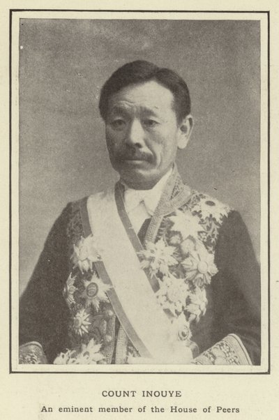 Conde Inouye, Un miembro eminente de la Cámara de Pares de Japanese Photographer