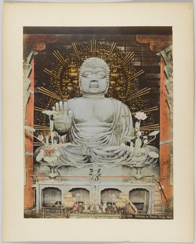 Daibutsu o Imagen de Bronce, Nara, Japón de Japanese Photographer