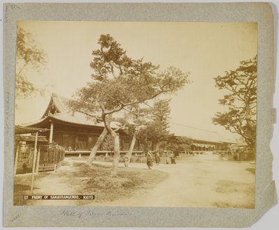 Frente de Sanjusangendo, Kioto, Japón de Japanese Photographer