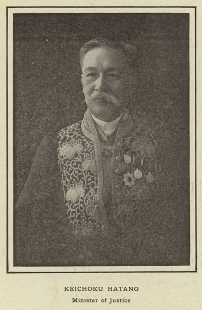 Keichoku Hatano, Ministro de Justicia de Japanese Photographer