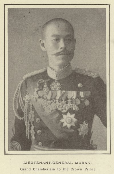 Teniente General Muraki, Gran Chambelán del Príncipe Heredero de Japanese Photographer