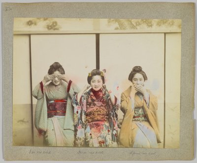 No ver el mal, no oír el mal, no hablar el mal de Japanese Photographer