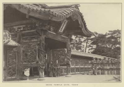 Puerta del Templo Shiba, Tokio de Japanese Photographer