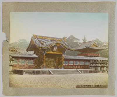 Templo en el Parque Shiba, Tokio, Japón de Japanese Photographer