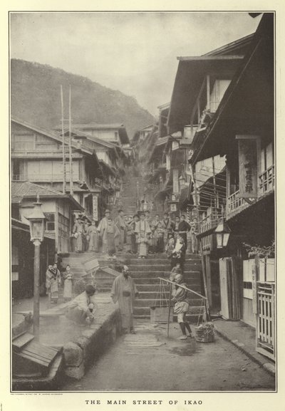 La calle principal de Ikao de Japanese Photographer