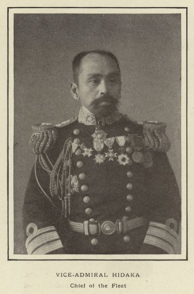 Vicealmirante Hidaka, Jefe de la Flota de Japanese Photographer