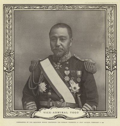 Vicealmirante Togo de Japanese Photographer