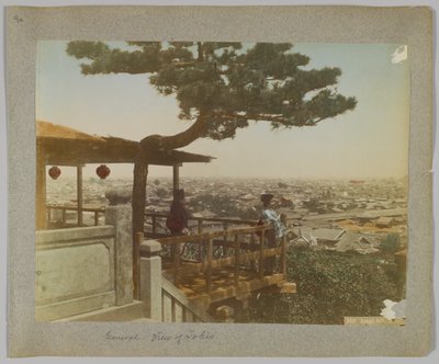 Vista de Tokio desde la colina Atago, Japón de Japanese Photographer