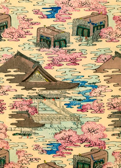 Paisaje Abstracto con Casas de Japanese School