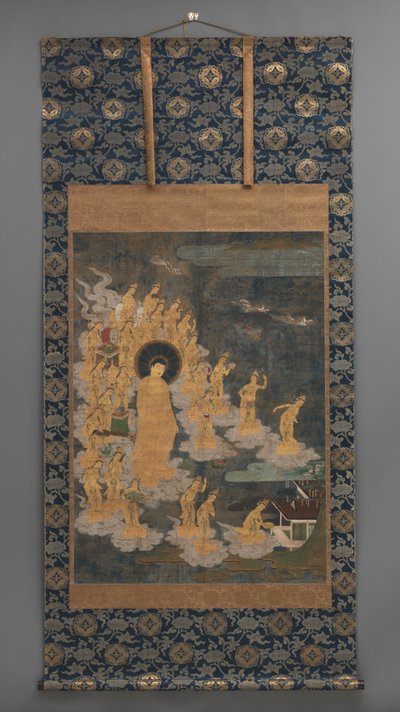 Amida Nijugobosatsu Raigo-zu de Japanese School