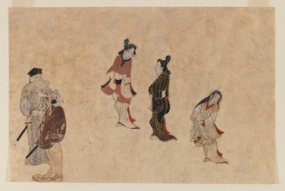 Pintura temprana de Ukiyo-e de Japanese School