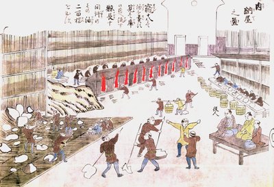 Fábrica para la preparación de productos de ballena, finales del siglo XIX de Japanese School