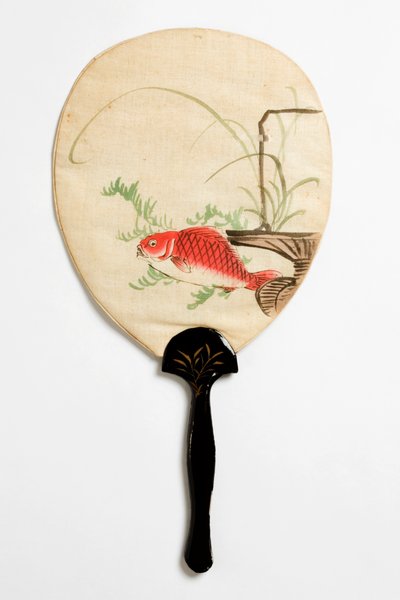 Abanico, reverso, c.1890-c.1950 de Japanese School