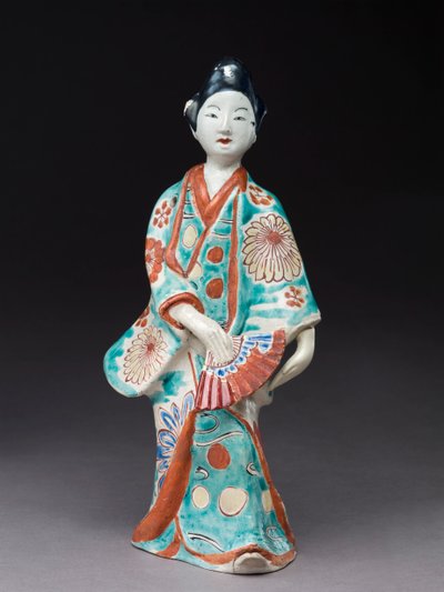 Figura de una mujer bailando, japonesa, probablemente siglo XVII de Japanese School