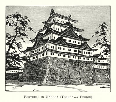 Fortaleza en Nagoga, Periodo Tokugawa de Japanese School