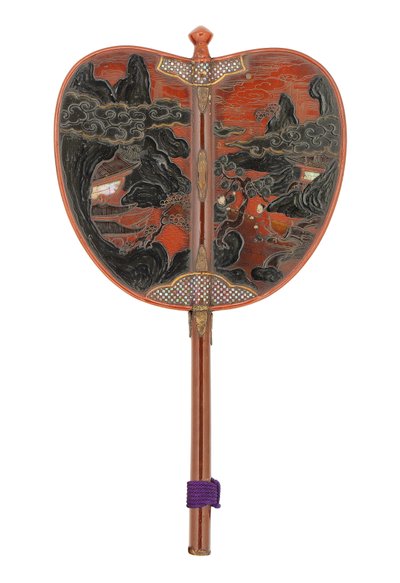 Gunbai, abanico de guerra, período Edo de Japanese School