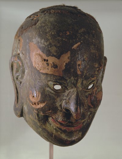 Cabeza de Deva, período Nara de Japanese School