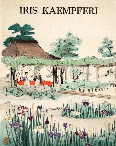 Iris Kaempferi - Portada, 1890 de Japanese School