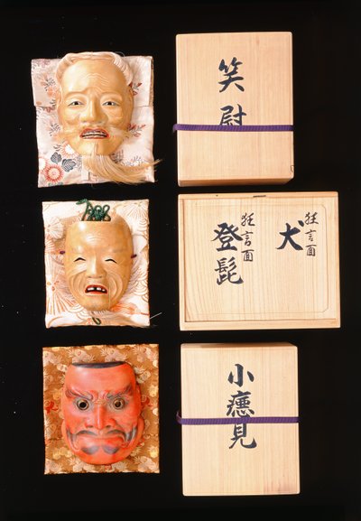 Máscaras Noh de Japanese School