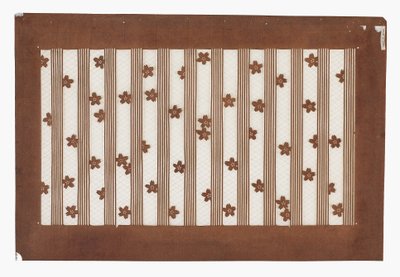 Plantilla de papel (katagami), finales del siglo XIX de Japanese School