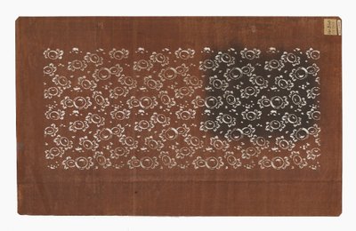 Plantilla de Papel (katagami), finales del siglo XIX de Japanese School