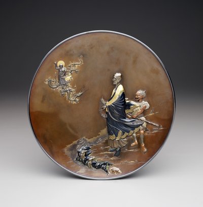 Placa, período Meiji. c.1870 de Japanese School