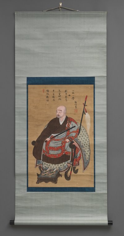 Retrato de un sacerdote Zen de Japanese School
