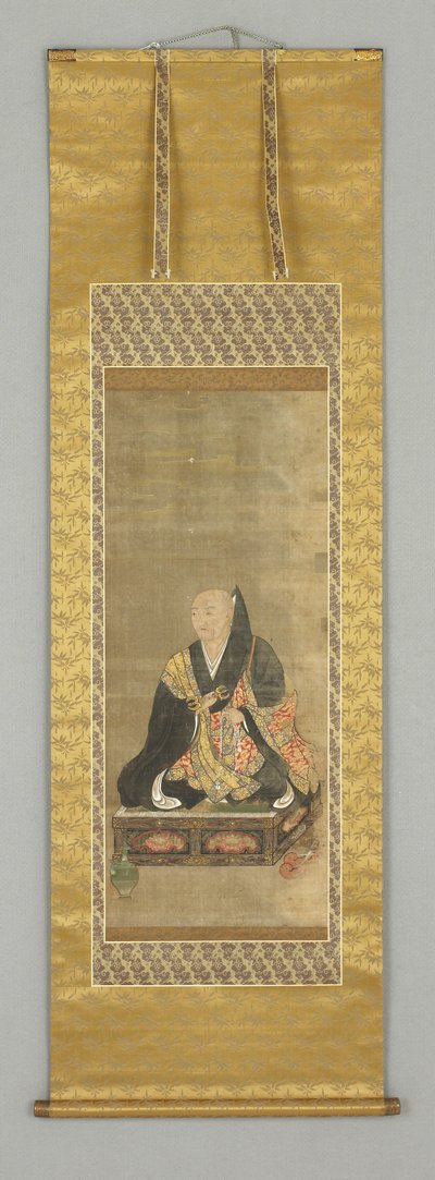 Retrato de un monje de Japanese School