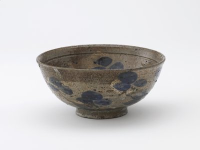 Tazón de servicio con decoración estilo Kenzan, Kioto, período Edo de Japanese School