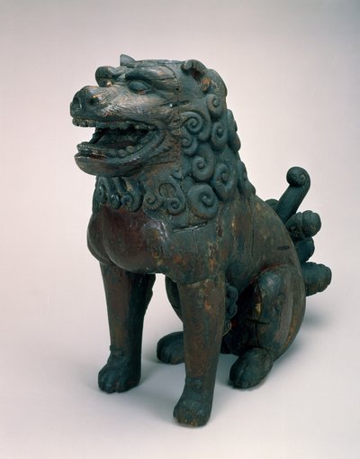 Shishi (León o perro guardián) de Japanese School