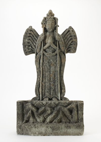 Estatuilla (piedra gris tosca) de Japanese School