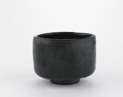 Tazón de té, Kioto, período Edo de Japanese School