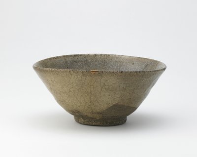 Tazón de té, Matsue, prefectura de Shimane, período Edo de Japanese School
