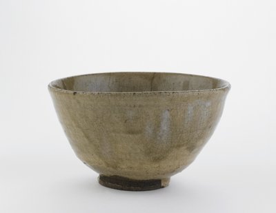 Tazón de té en estilo coreano, prefectura de Saga, período Momoyama, finales del siglo XVI-principios del siglo XVII de Japanese School