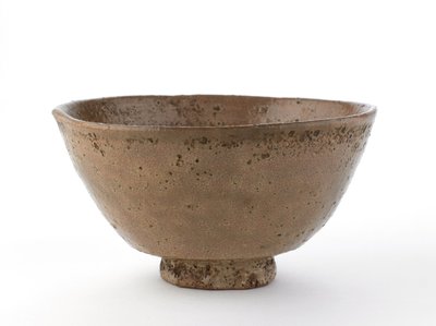 Cuenco de té en forma de cuenco de té Ido, prefectura de Yamaguchi, Período Edo, mediados del siglo XVIII-mediados del siglo XIX de Japanese School