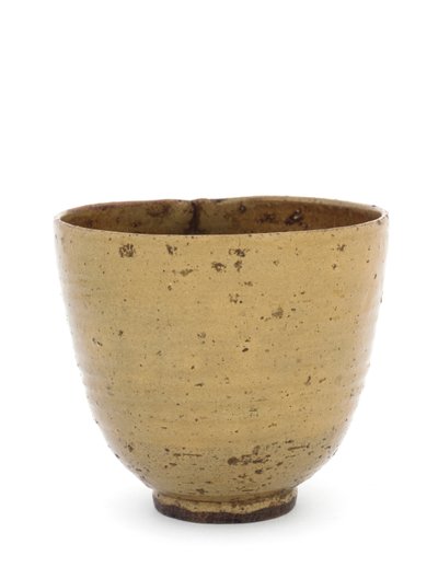 Tazón de té, posiblemente Hagi de Japanese School