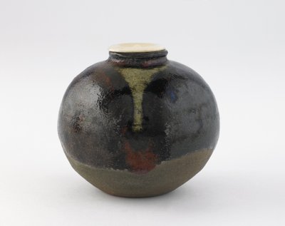 Caddy de té, tipo bunrin, Kioto, Kyoto-fu, período Edo de Japanese School
