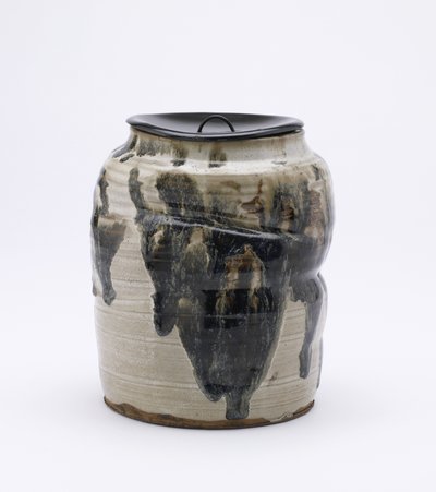 Jarra de agua para ceremonia del té, período Edo de Japanese School