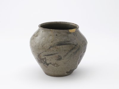 Jarra de agua para ceremonia del té, prefectura de Saga, período Edo, siglos XVII-XVIII de Japanese School