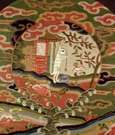 La Tortuga y la Liebre, Período Edo (detalle) de Japanese School