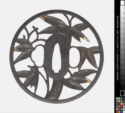 Tsuba: Bambú de Japanese School