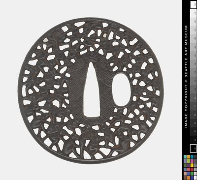 Tsuba: Cien Monos de Japanese School