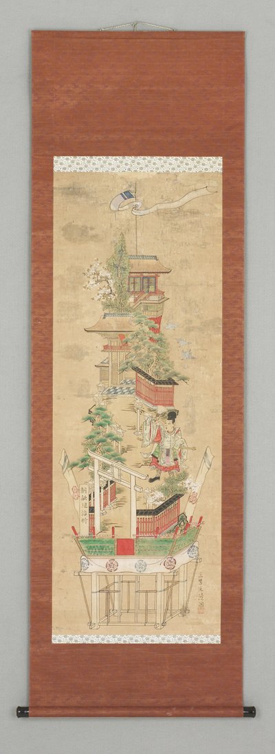 Escena Ukiyoye, principios del siglo XIX de Japanese School