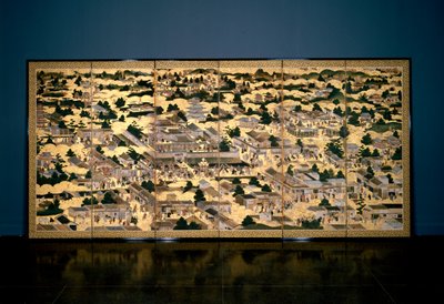 Vistas en y alrededor de Kioto, período Edo, c.1616-24 de Japanese School