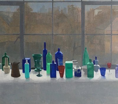 Autumn Arrangement, 2020 (óleo sobre lienzo) de Jason Line