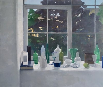 Arreglo de verano, 2020 (óleo sobre lienzo) de Jason Line