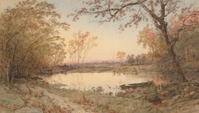 Paisaje (Hastings-on-Hudson) de Jasper F. Cropsey