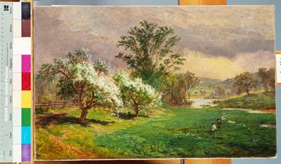 Tiempo de Flor de Manzano, 1899 de Jasper Francis Cropsey