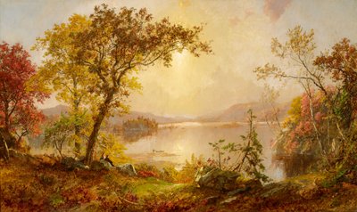 Lago Greenwood, Otoño en el Hudson de Jasper Francis Cropsey