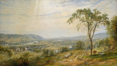 El Valle de Wyoming, 1865 de Jasper Francis Cropsey